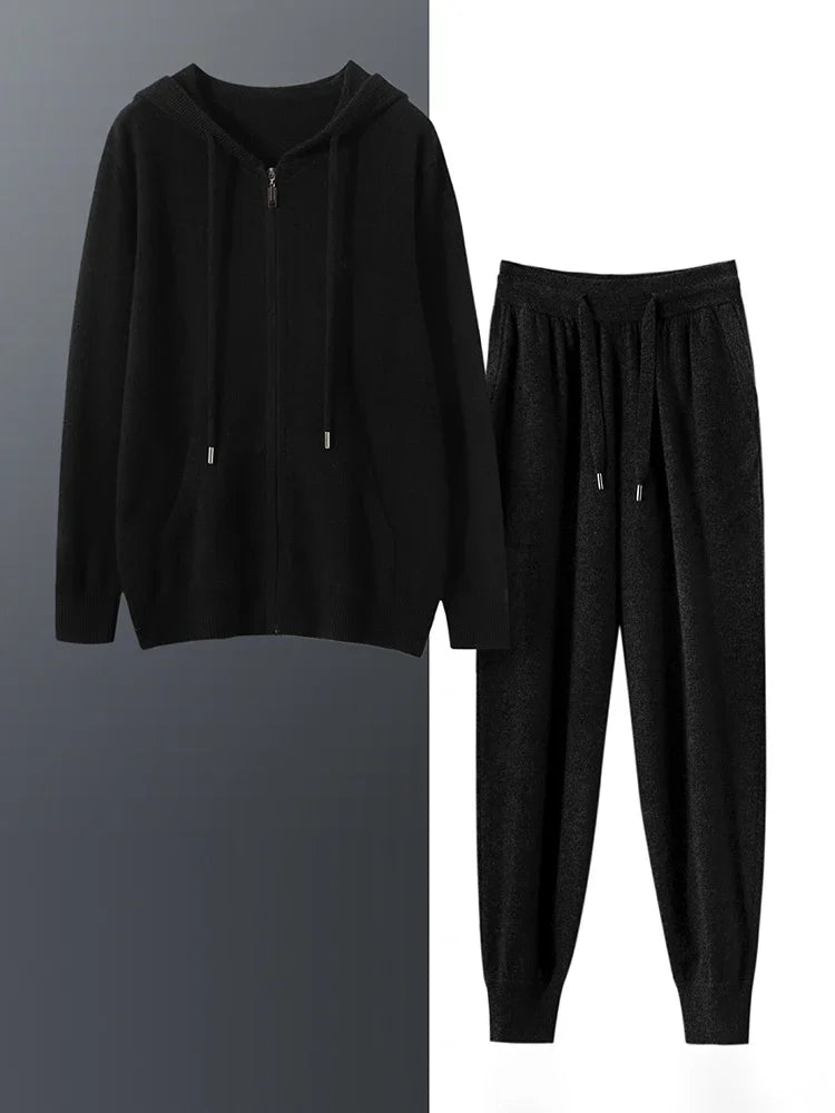 Cashmere Hoodie Set