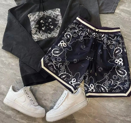 Fruit Flower Basketball Sports Shorts