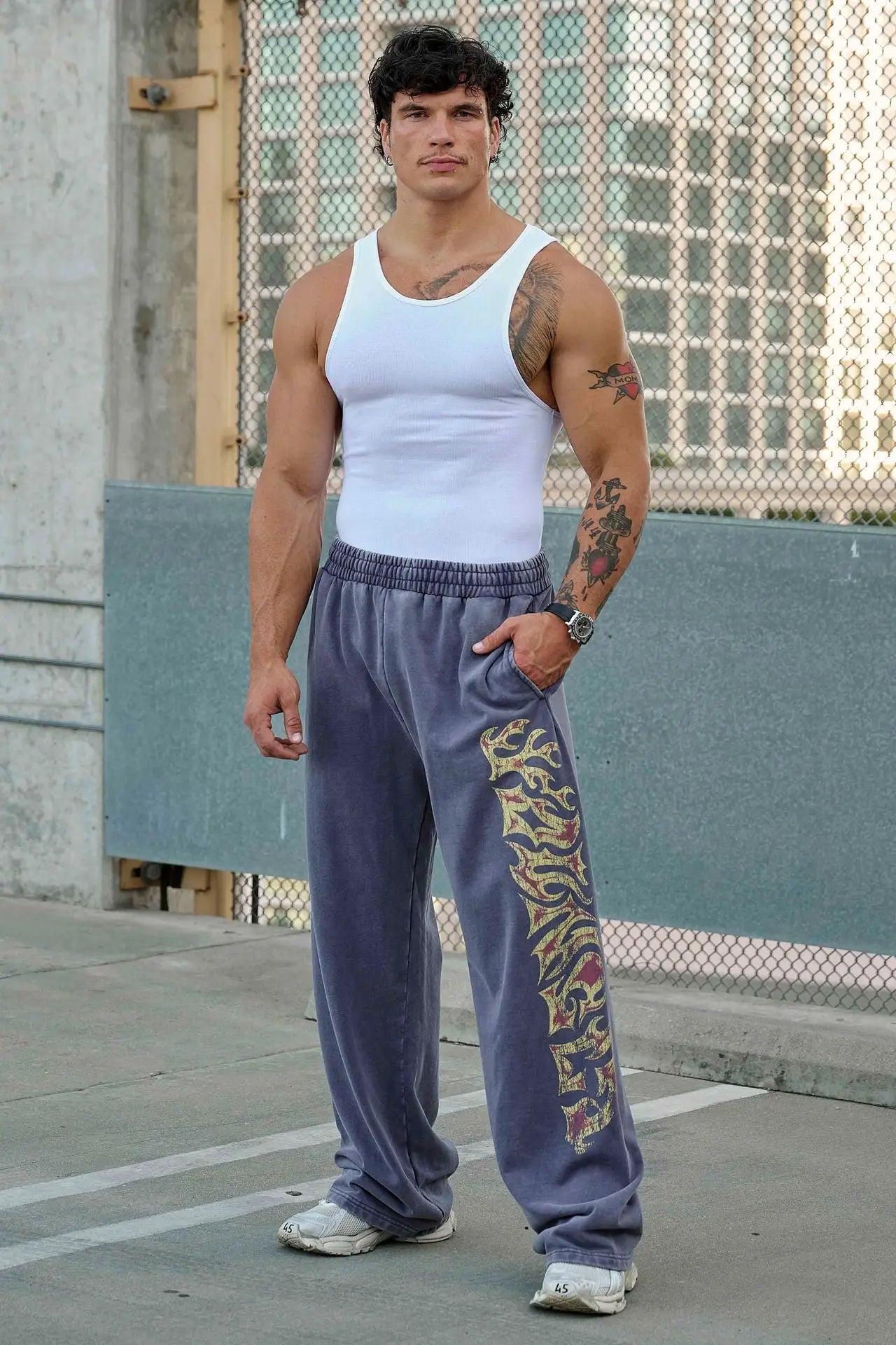 Men’s Cycling Printed Pants