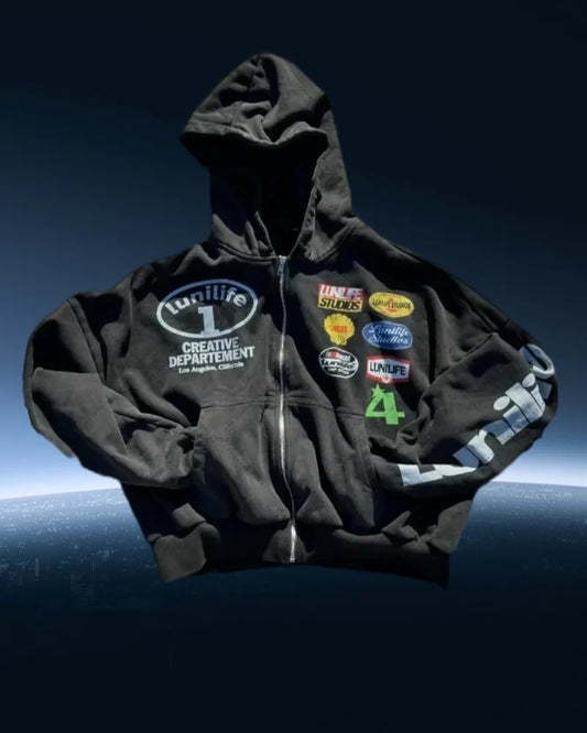 Y2K Zip Up Hoodie