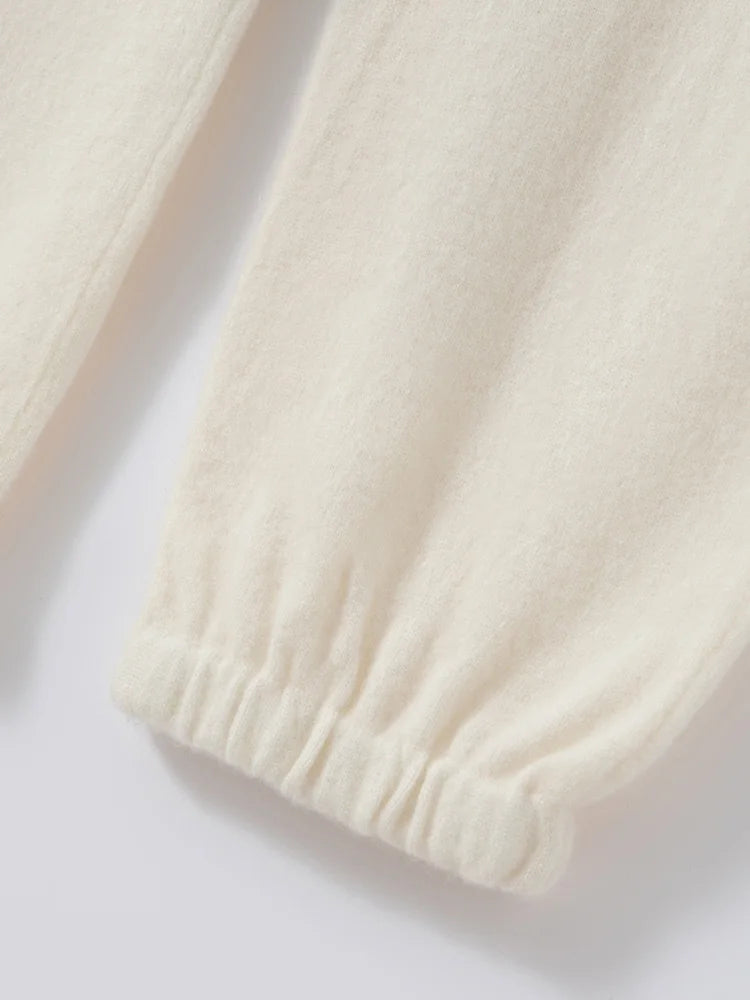 Cashmere Hooded Cardigan Set
