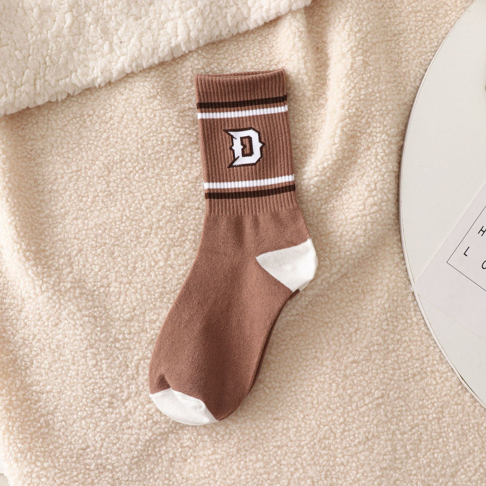 Brown Stripe Socks