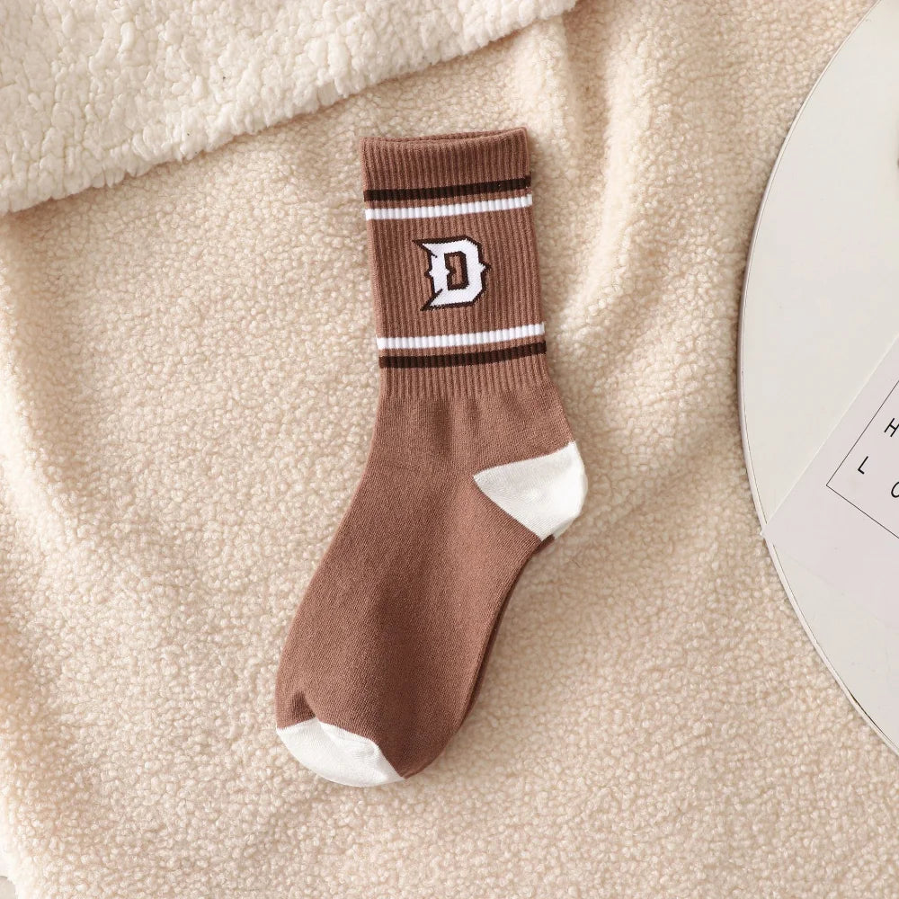 Brown Stripe Socks