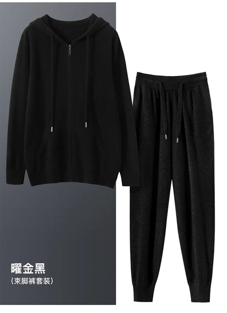 Cashmere Hoodie Set