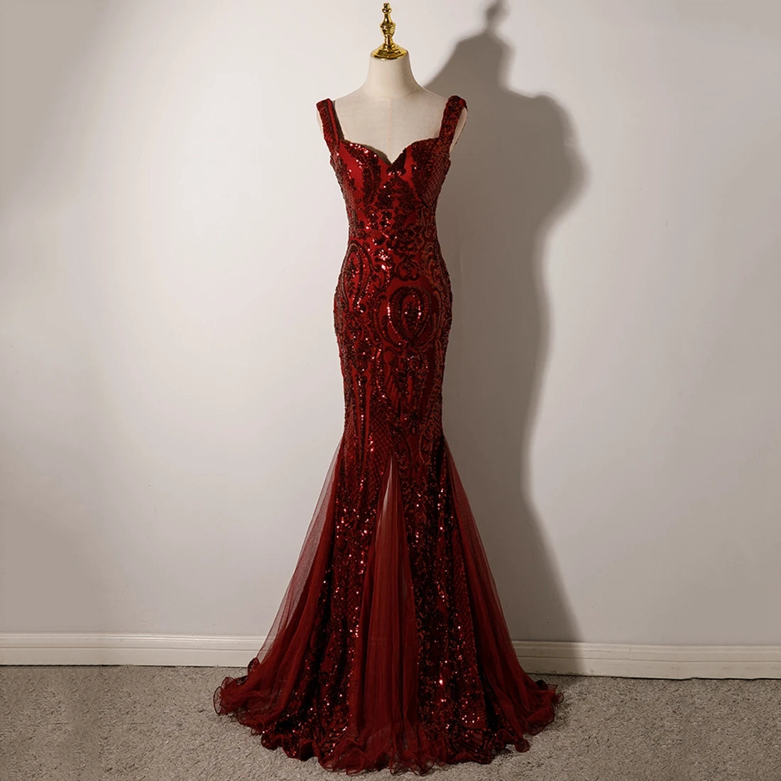 Mermaid Floor Length Dress
