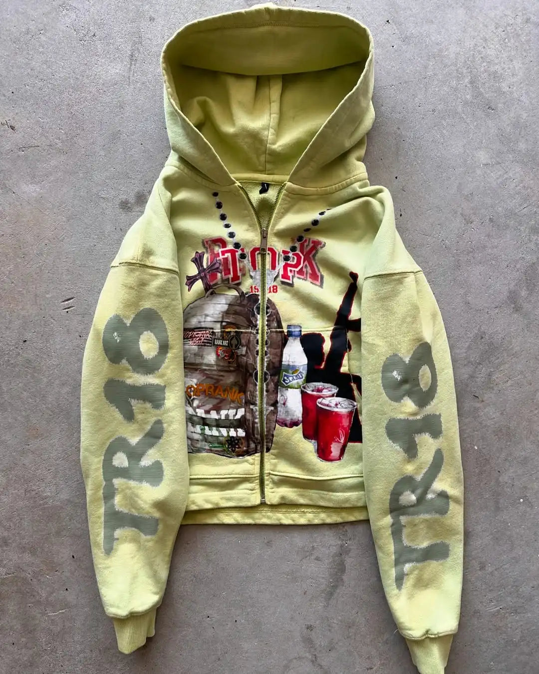 Retro Gothic Streetwear Hoodie