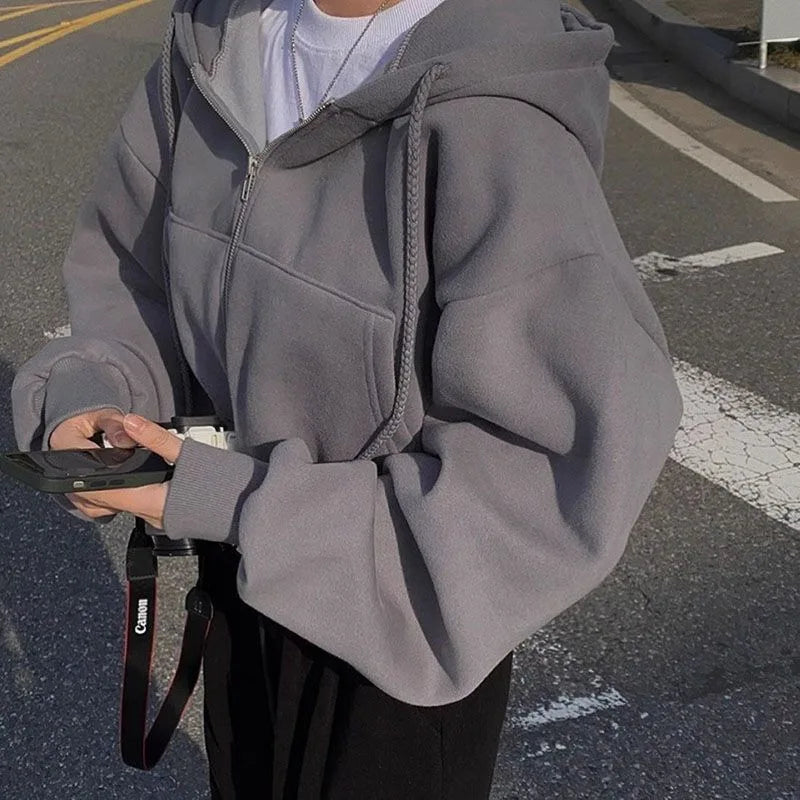 Y2K Crop Hoodie