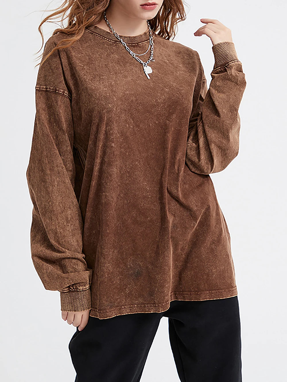 Vintage O-Neck Sweatshirt