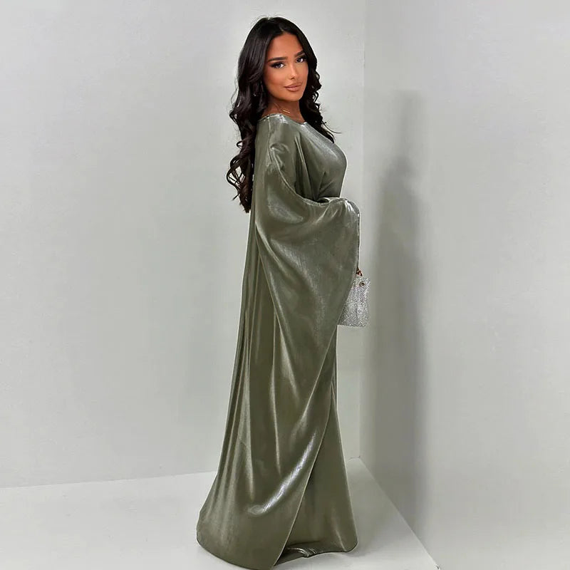 Shiny Colourful Abaya