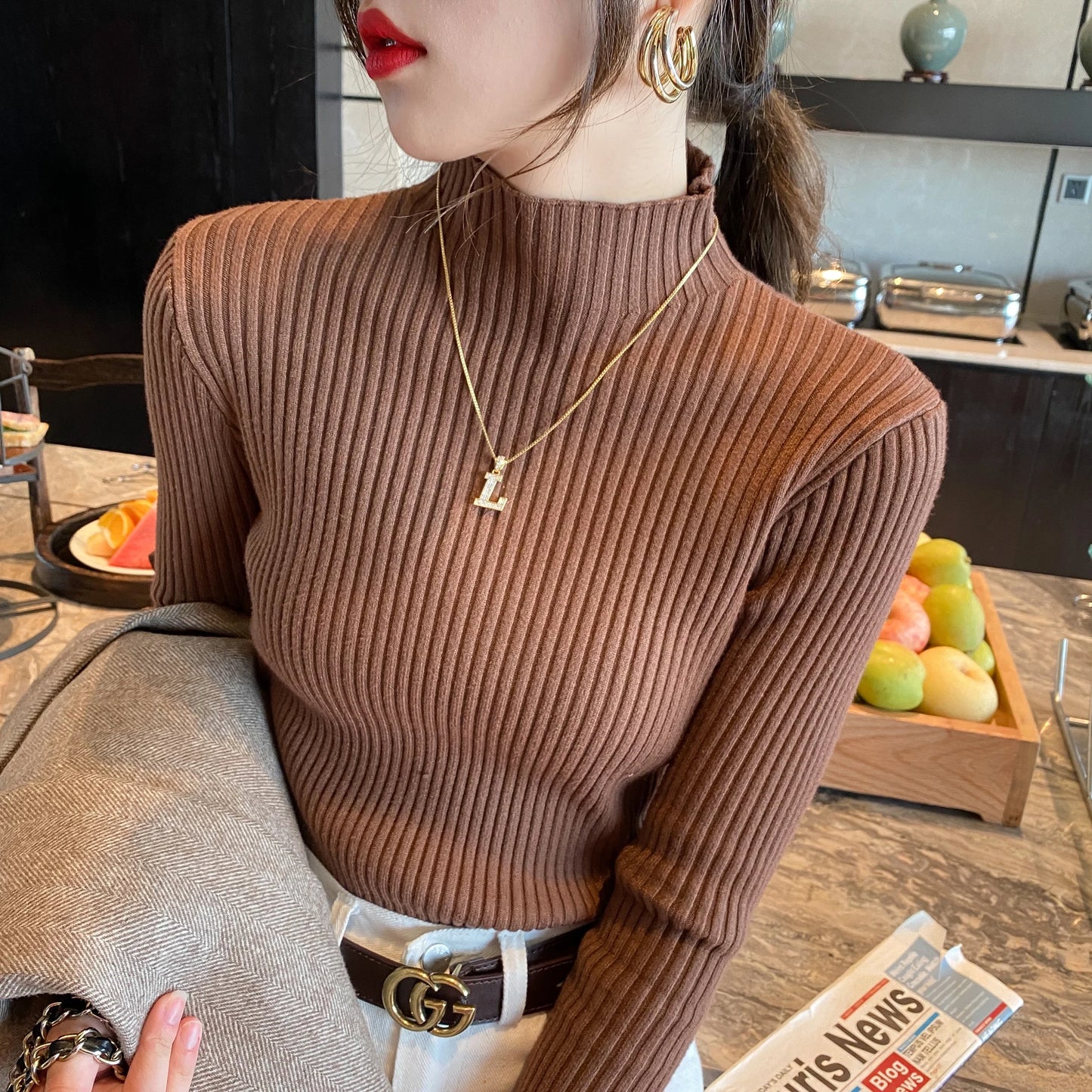 Slim Knit Sweater