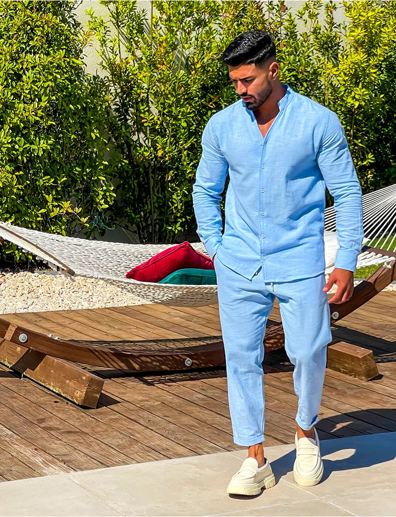 Men’s Monochrome Casual Suit