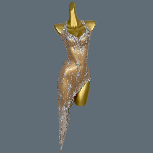Glitter Sparkly Evening Dress