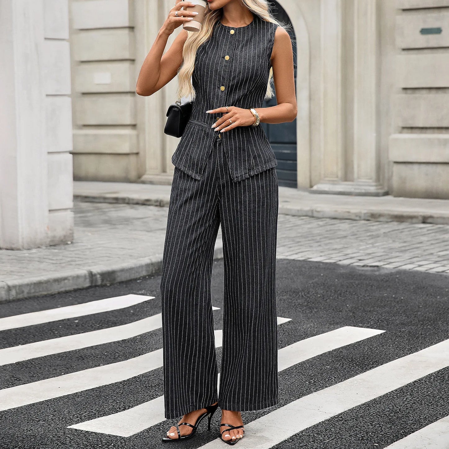 Two-Piece Vest Set