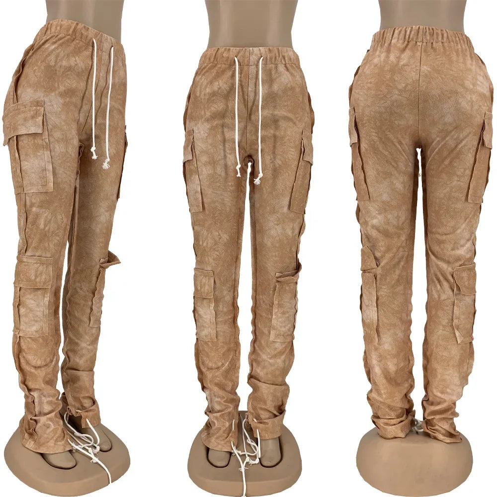 Tie-Dye Cargo Pants