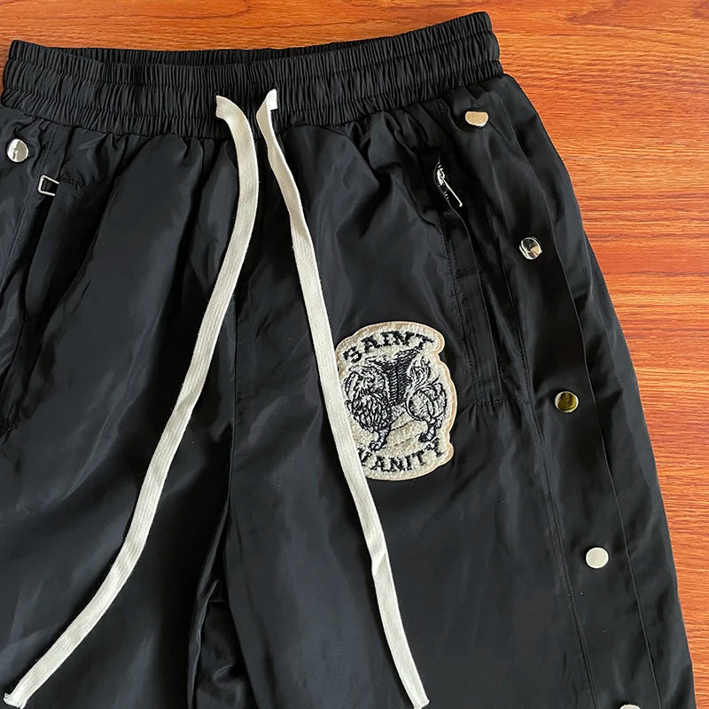 Unisex Embroidered Sports Shorts
