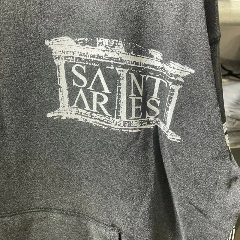 Saint Slogan Hoodies Set