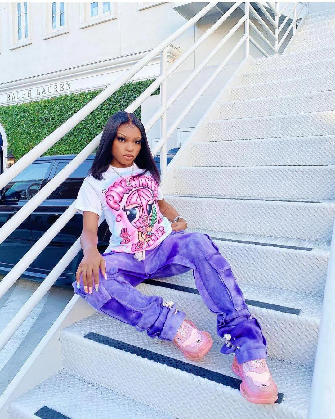 Tie-Dye Cargo Pants