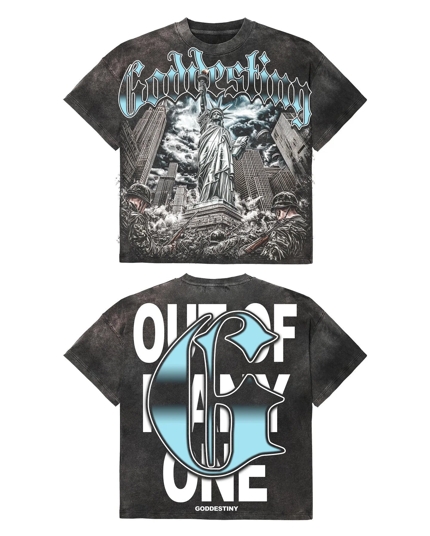 Y2K Gothic Streetwear Tee