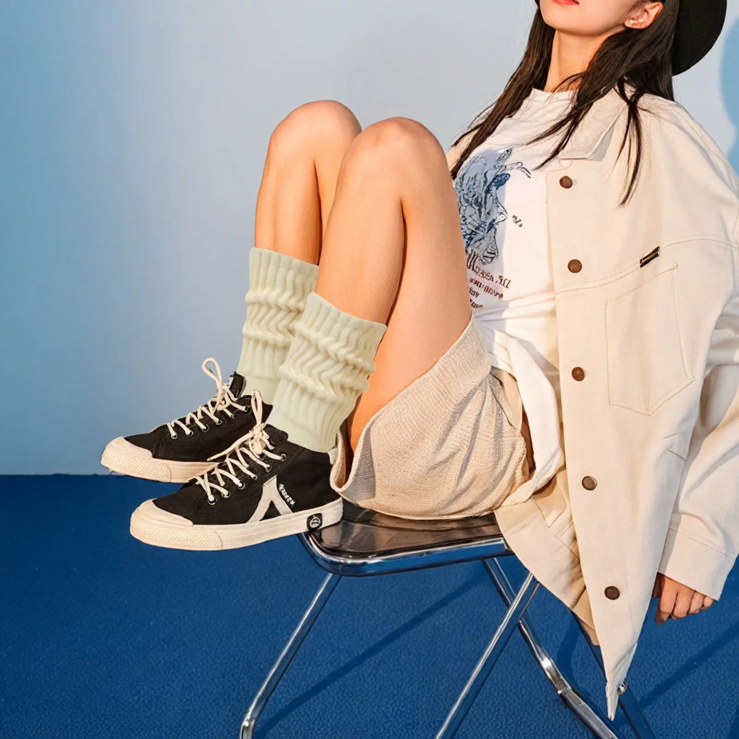 Women Chunky Boot Socks