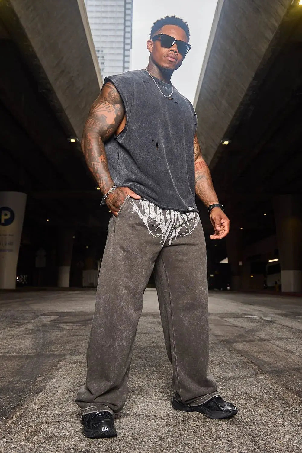 Men’s Cycling Printed Pants