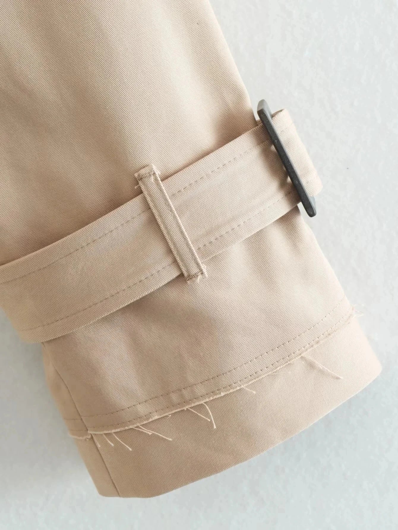 Cropped Trench Jacket