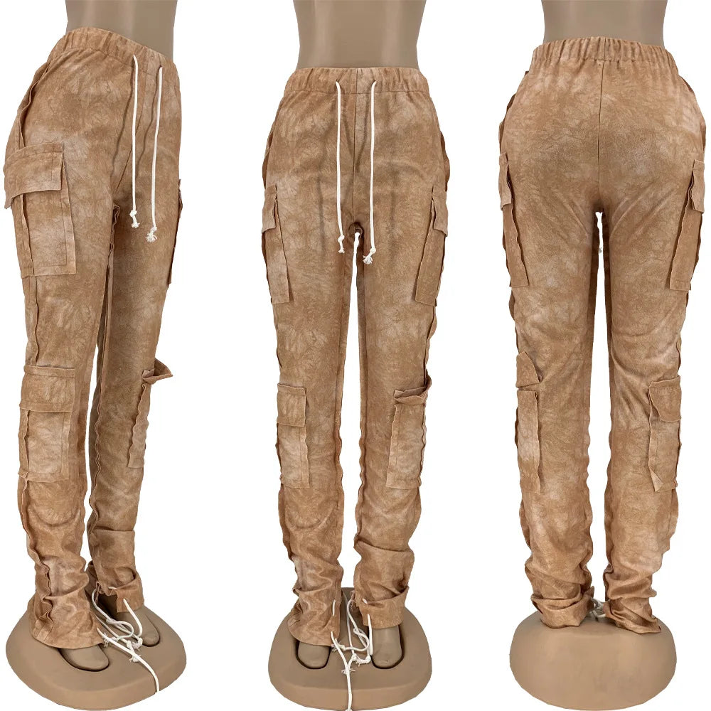 Tie-Dye Cargo Pants