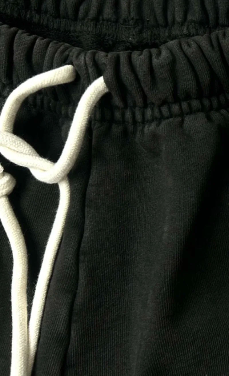 Retro Loose Drawstring Shorts