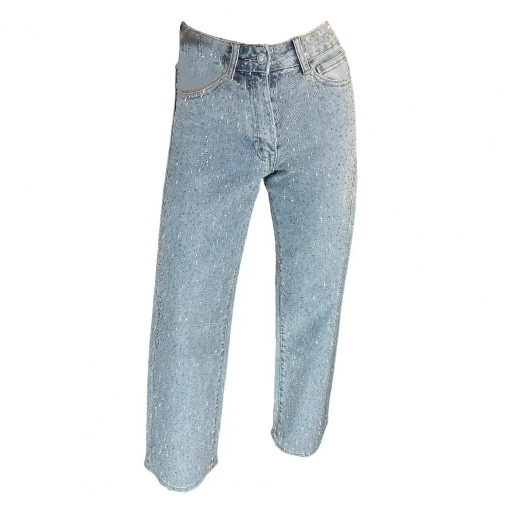 Women’s High Waist Pearl Jeans