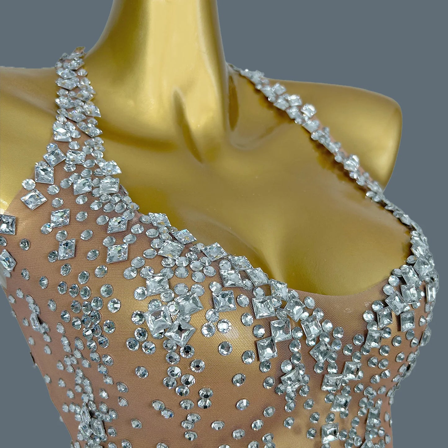 Glitter Sparkly Evening Dress