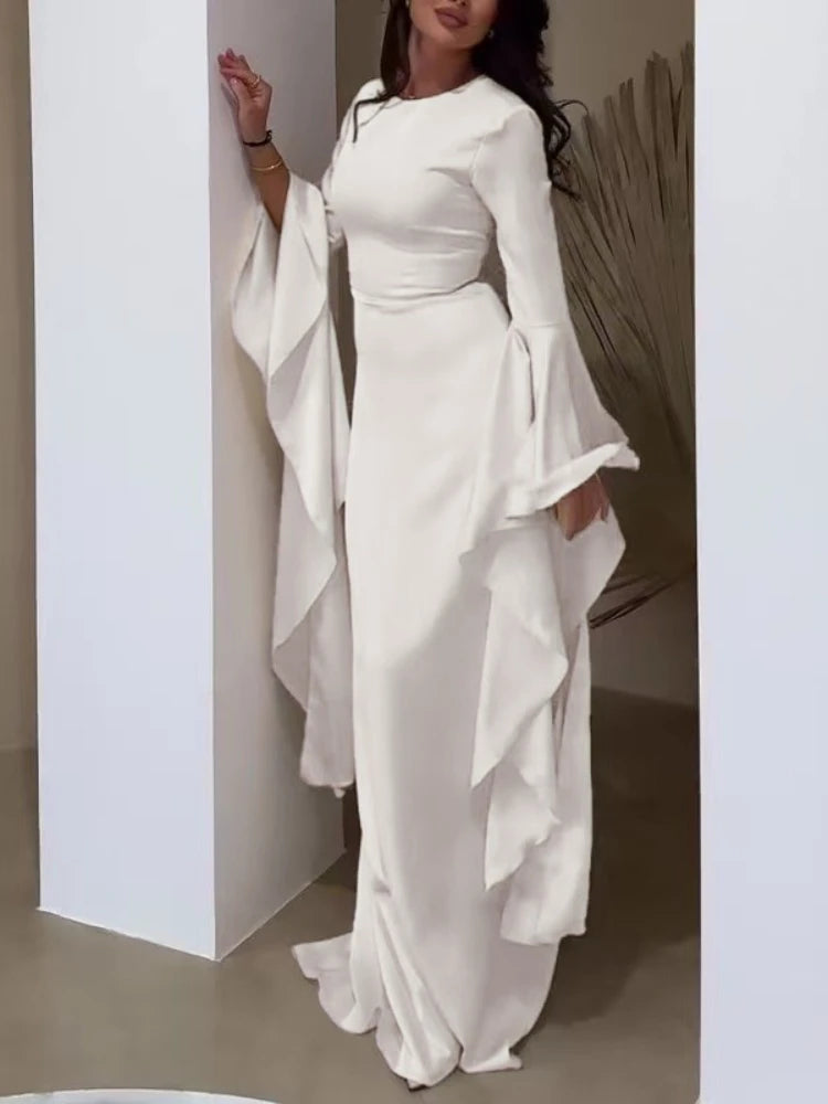 A-Line Chiffon Dress