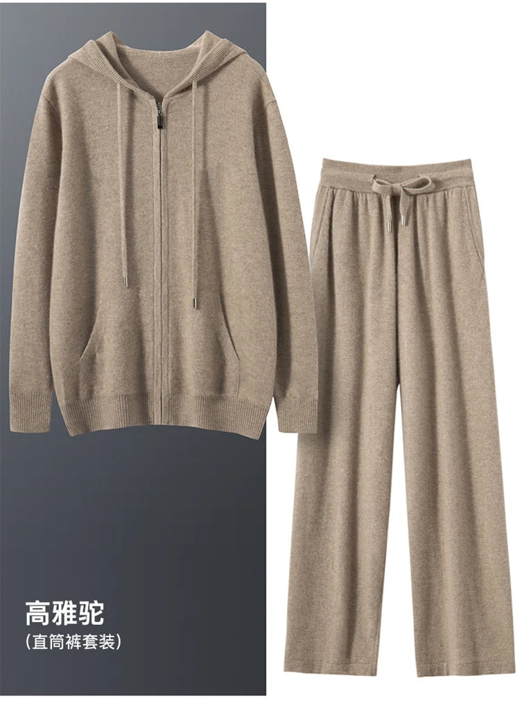 Cashmere Hoodie Set