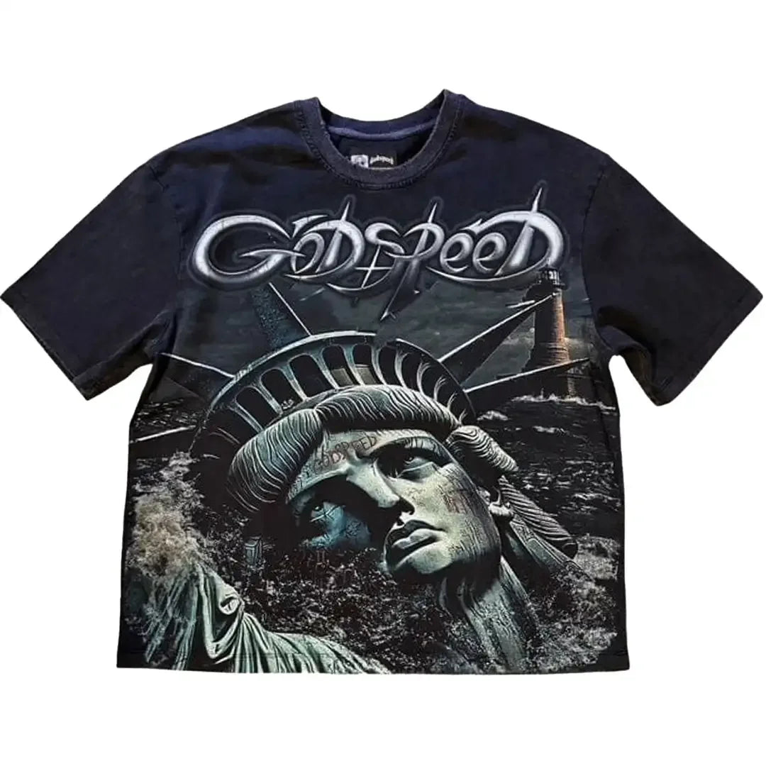 Y2K Gothic Streetwear T-Shirt