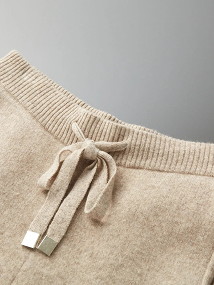 Cashmere Men Hooded Cardigan Set