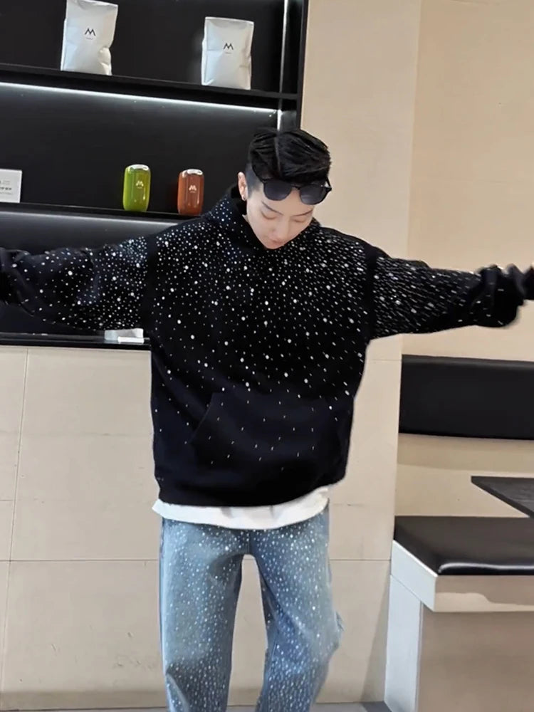 Unisex Rhinestone Hoodie