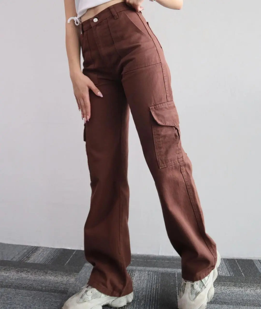 Y2K Wide Leg Cargo Streetwear Pants