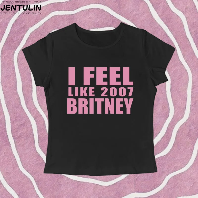 Y2K Crop Baby Tee