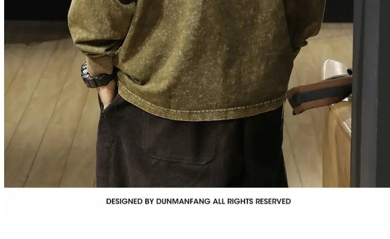 Vintage Washed Cotton Sweatshirt