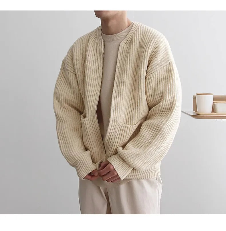 Men Zipper Sweater