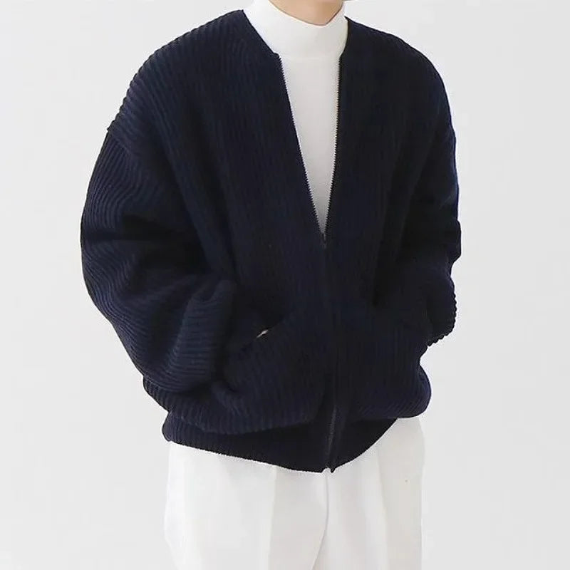 Men Zipper Sweater