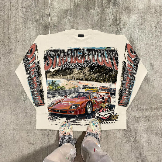 Vintage Sports Car Graphic T-Shirt