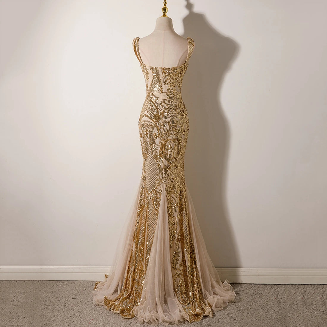 Mermaid Floor Length Dress