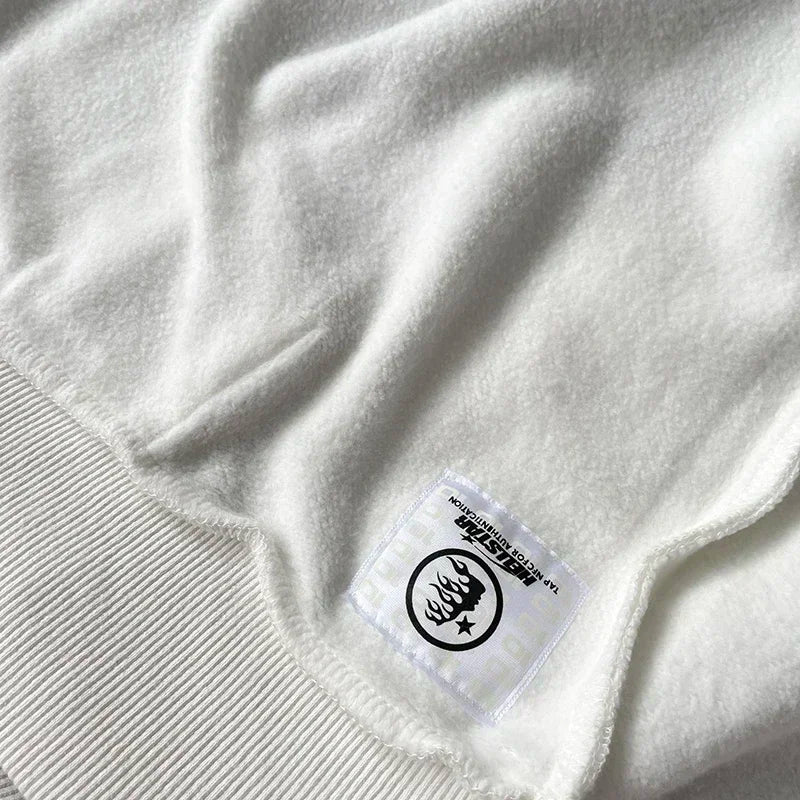 HS Flame Glitter Zip-Up Hoodie