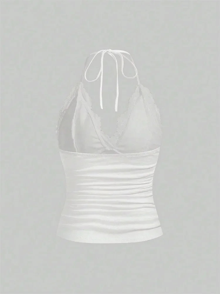 Y2K Lace Tank Top