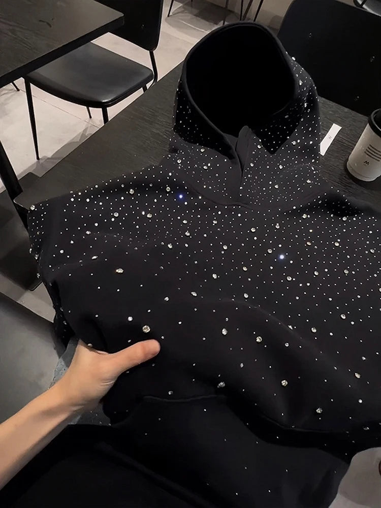 Unisex Rhinestone Hoodie
