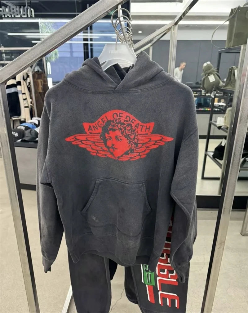 Angel Of Death Washed Hoodie