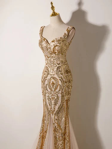 Mermaid Floor Length Dress
