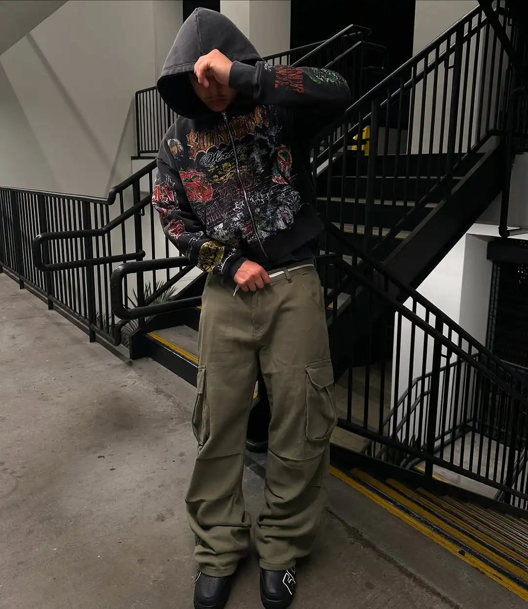 Retro Street Hip-Hop Hoodie