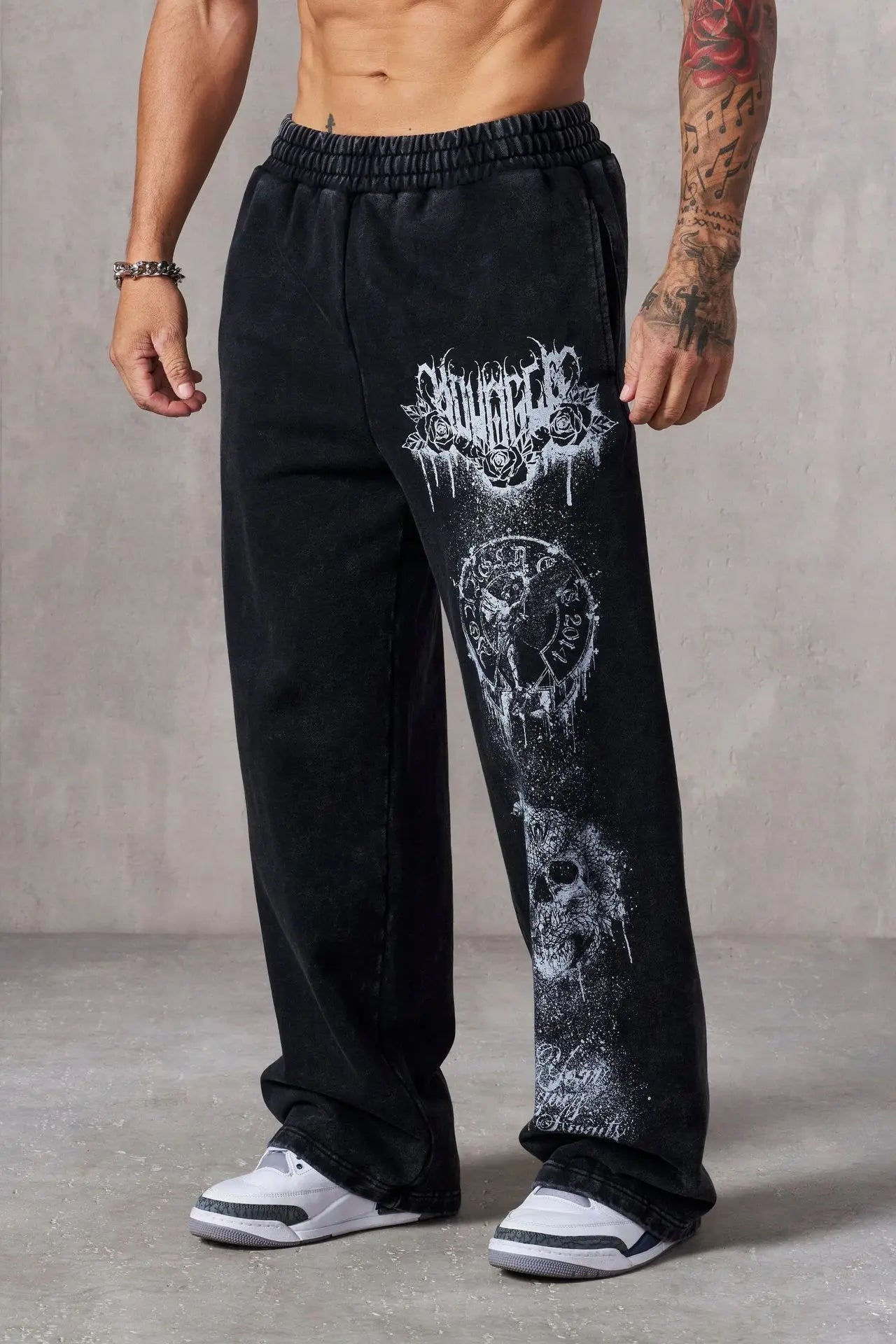 Men’s Cycling Printed Pants