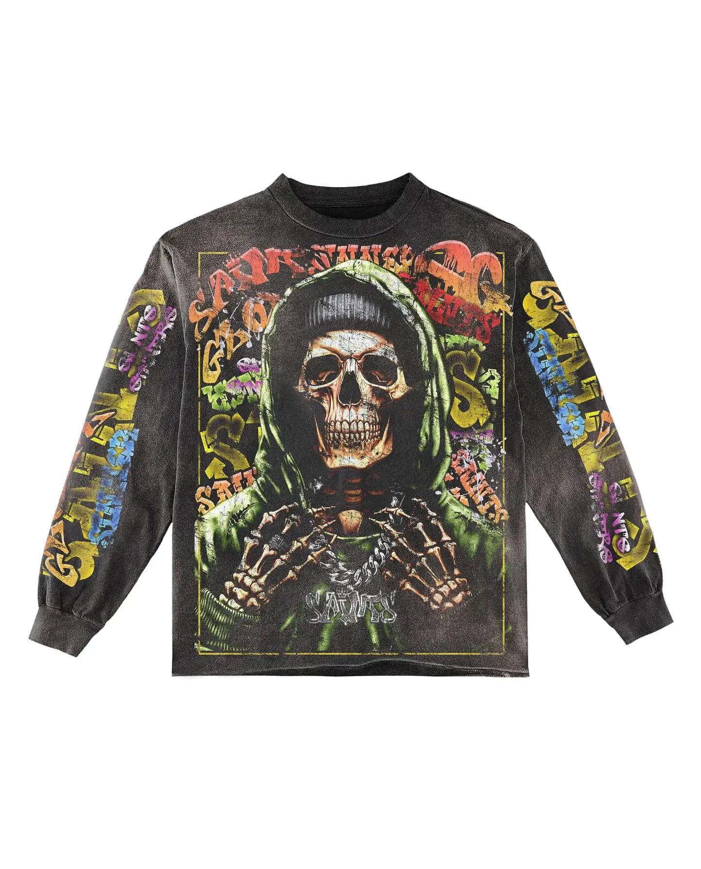 Y2K Skull Graphic Shirt