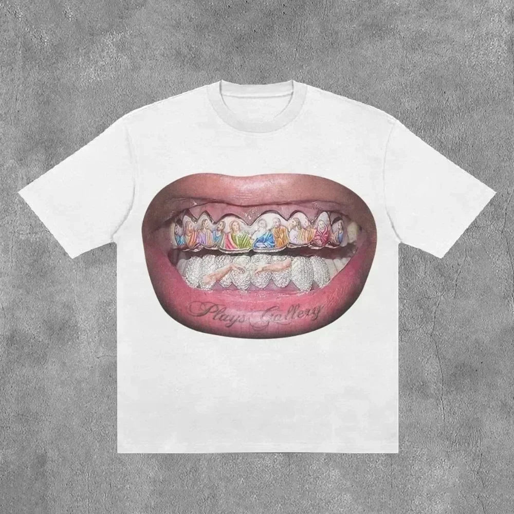 Hip-Hop graphic Print Tee